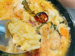 秘制双酱鸡肉焗饭-露露家咖啡店