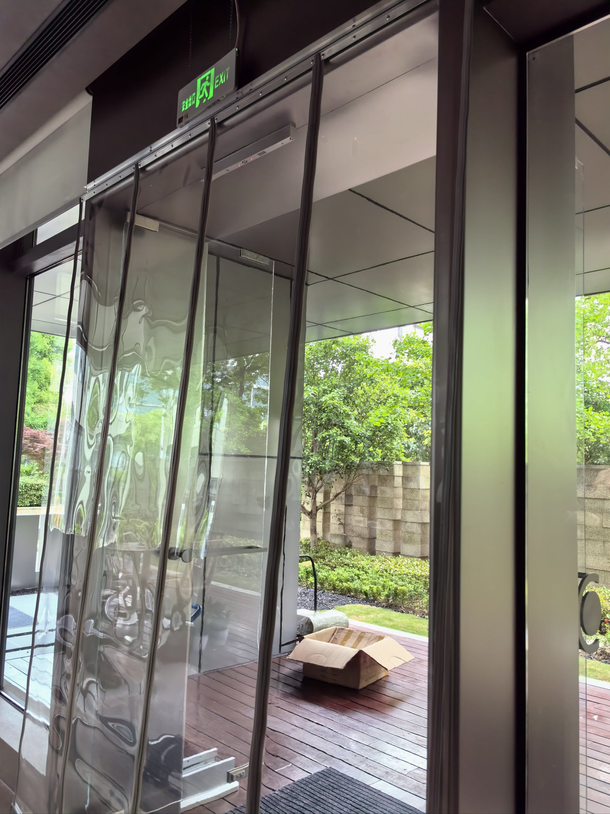 防蚊防虫挡风透明门帘