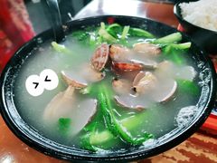 带鱼套餐的蛤蜊汤-台州老六海鲜面馆(上南总店)