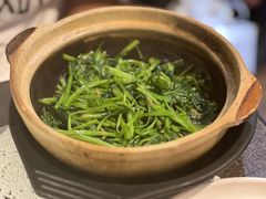 啫啫虾酱生菜-熠盛粤味·顺德桑拿鸡(永康路店)