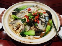 鲜椒焖千岛湖鱼头-千禧万福汉亭舫·船舫苏宴