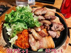 铁板五花肉-包装马车·韩国料理·포장마차