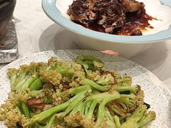 蒜苗豆酱炒台山菜花-常来小聚·广州非遗传承餐厅(高德置地店)