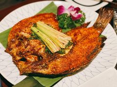 香茅草烤罗非鱼-紫滇源云南生态菜(丹凤街店)