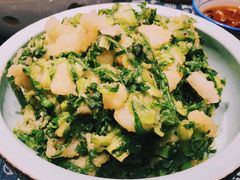 土豆泥小白菜-王村姑老土炕莜面村(桥东店)