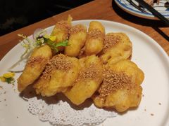 白洋淀虾肉藕饼-小放牛炒菜馆(华北商厦店)