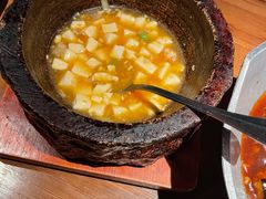 石锅鸡汤豆腐-绿茶餐厅(光谷世界城步行街店)