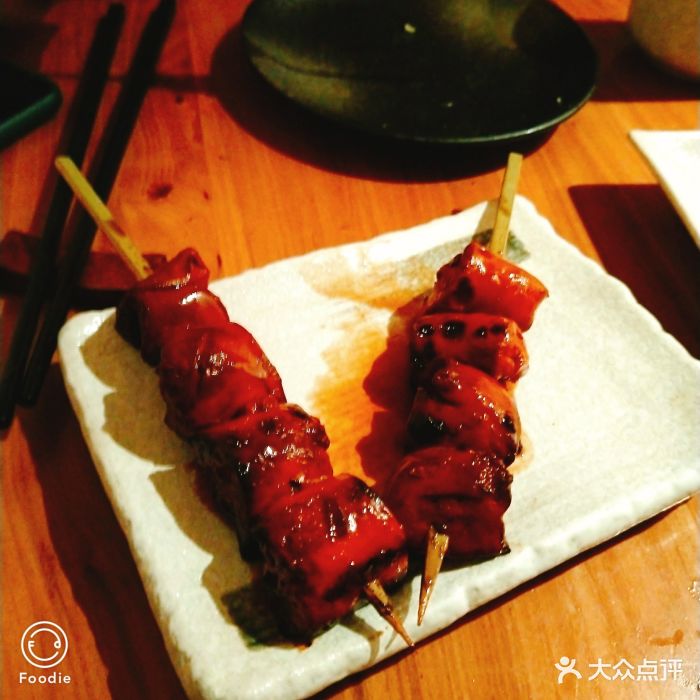 鸟啸炭火烧酒场·本馆烤白肝图片