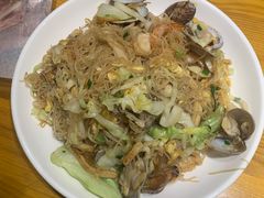海鲜炒粉干-丁记盐蘸牛肉·新杭菜(河东路店)