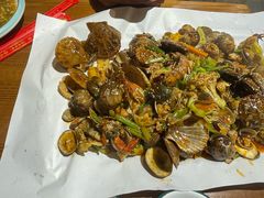 -东来菜馆•手抓海鲜家常菜•海鲜锅贴(鸽子窝店)