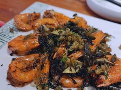 普洱茶香酥虾-云海肴·汽锅鸡·云南菜(美罗城店)