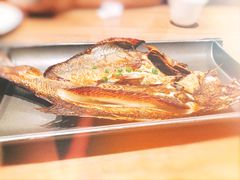 香酥海鲈鱼-渔家灯火(明湖店)