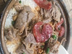 牛肉腊肠饭-阳江河堤老牌曾记美食