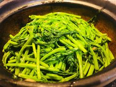 啫啫虾酱空心菜-熠盛粤味(永康路店)