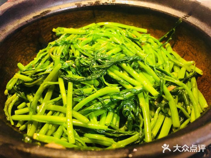 熠盛粤味(永康路店)啫啫虾酱空心菜图片
