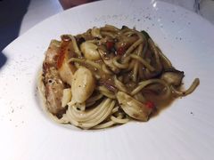 奶油蘑菇培根意面-秀儿家の小确幸花园西餐厅
