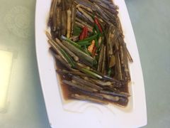 姜葱炒竹蛏-鑫悦楼煎蟹·16年海鲜大排档