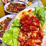 不用去徐州！济南经三路附近辣子鸡拌面！！