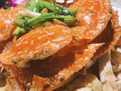 姜葱炒兰花蟹-达叔香味海鲜(海棠68环球美食街店)