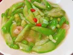 嫩豆丝瓜虾仁-秀儿四九城·新京菜(亚运村鸟巢店)