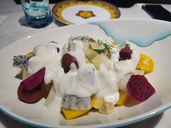 混合鲜果沙拉配香橙酸奶酱-Gray Whale 灰鲸餐厅(北美N1店)