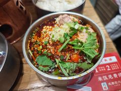 冒脑花-成都你六姐·牛肉冒菜(城市集市合生汇店)