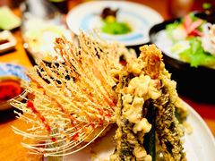 自制大虾天妇罗配柚子盐-鳗鱼家·深夜食堂(军博店)