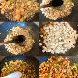 超级下饭的双椒杏鲍菇鸡丁❗️汤汁拌饭超浓郁