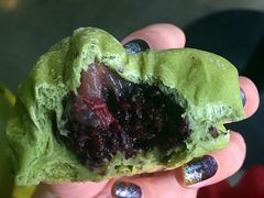 抹茶紫米大福-LELECHA乐乐茶(上海五角场万达广场店)