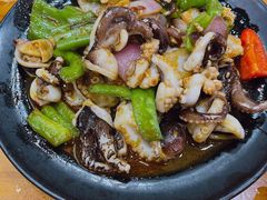 炒八爪鱼-台州老六海鲜面馆(上南总店)