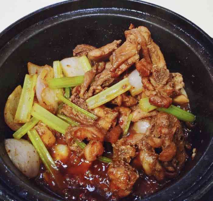 重庆鸡公煲(华强南店)-"点了这家店的外卖 怕太辣了 所以点了一份.