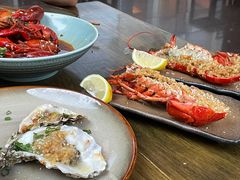 炭烤蒜蓉黄油波士顿龙虾-风与炭BBQ户外火锅烧烤(成都群光君悦酒店)
