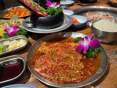 -明洞阿姨·韩式酱蟹烤肉·创意料理(三元桥店)