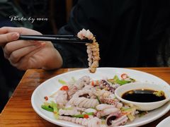 鲜鱿鱼-潮粥馆(长江花园店)