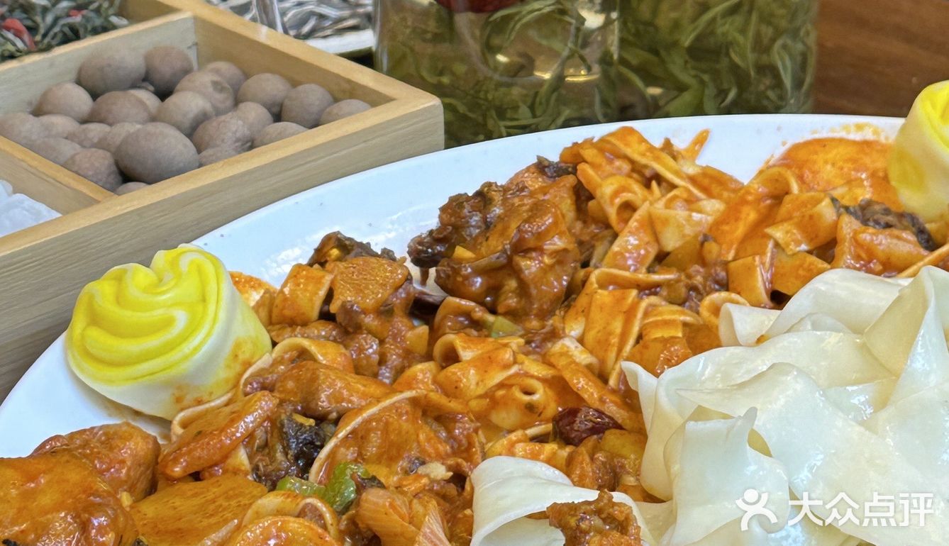 大盘鸡果真是好好吃啊