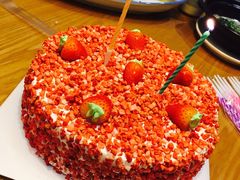 爱上草莓冰淇淋8英寸-八喜冰淇淋蛋糕(富国店)