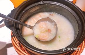Shrimp and Lily Bulb Porridge