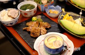 Grilled Dried Chicken Thigh Set Meal