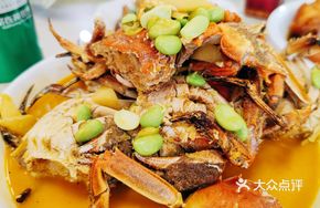 Soft-Shell Crab with Edamame Stew