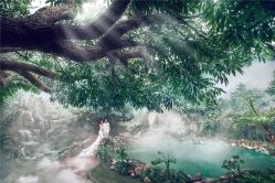 -后宫·古装汉服京剧儿童亲子全家福摄影