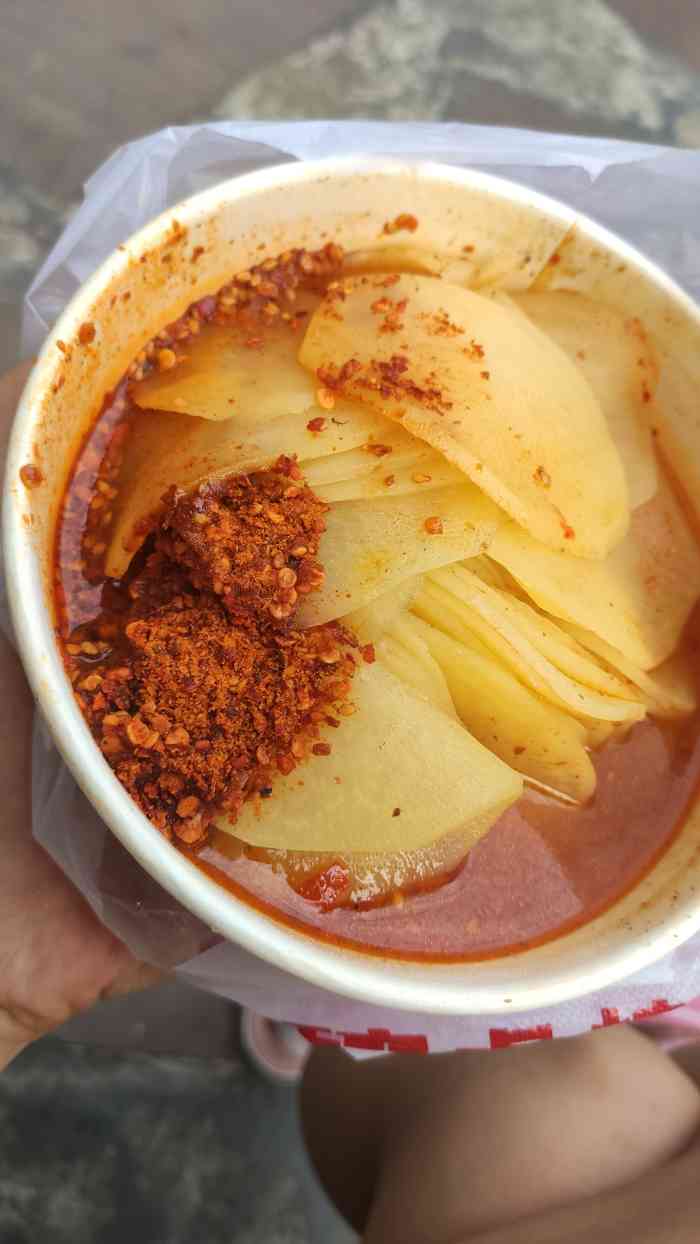 蔡娘娘洋芋片片(贝森店)-"我吃辣不太行,所以点的一个汤汁的洋芋片片.