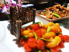 -东来菜馆•手抓海鲜家常菜•海鲜锅贴(鸽子窝店)