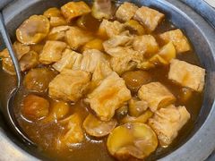 传统鲜竹板栗煲-安乐茶饭·手工素菜·高空景观餐厅(千灯湖店)