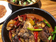 爆辣牛头肉-禧福徕盆盆香川菜馆