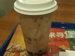 黑糖波波奶茶-汉堡王(天津鲁能店)