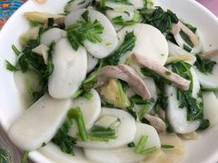 荠菜肉丝冬笋炒年糕-蘭心餐厅(进贤路店)
