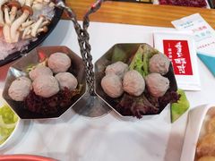 牛肉双丸拼盘-潮汕酱记鲜牛肉火锅(欧尚店)