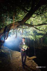 夜景-巴黎婚纱摄影工作室