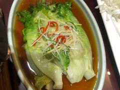 白灼罗马生菜-恭敬李·烤鸭(天坛北门店)