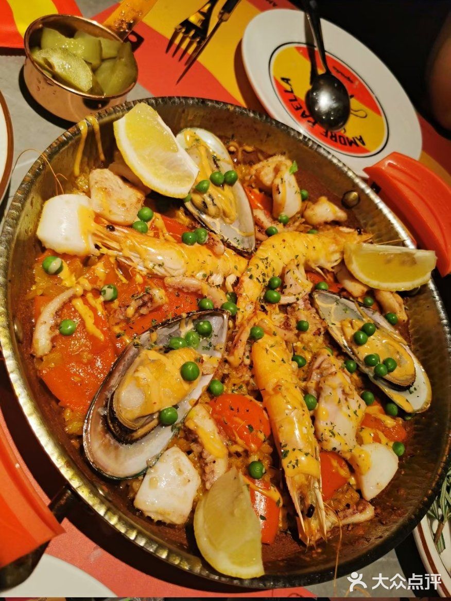 美食探店:amore paella 西班牙海鲜饭